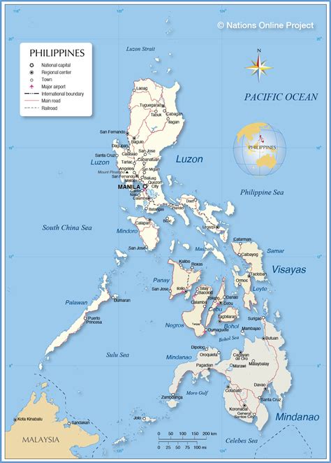 map of the philippines.